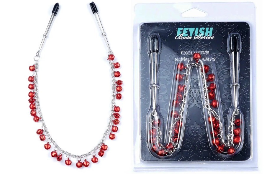 Зажимы для сосков Fetish Boss Series - №5 Exclusive Nipple Clamps - зображення 1