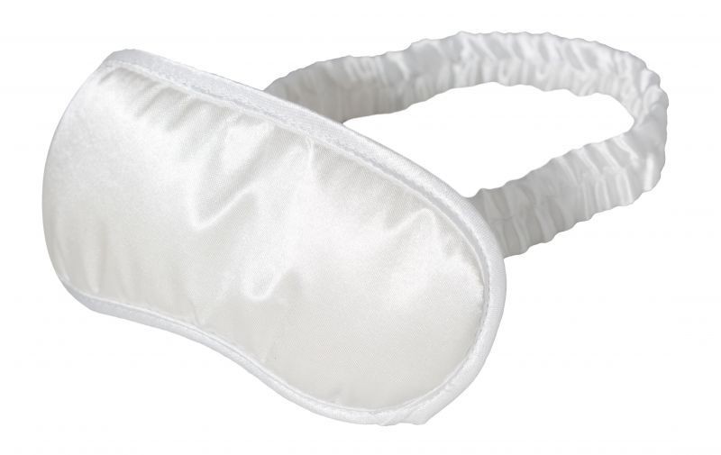 Маска на глаза Satin Love Mask, White - зображення 1
