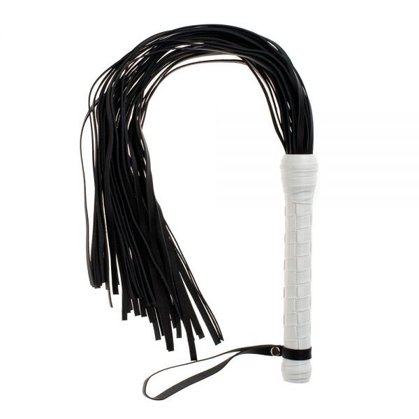 Флогер Premium Leather Flogger, White - зображення 1