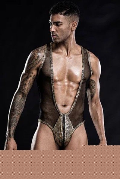 Мужское эротическое боди George Bodysuit S/L - зображення 1