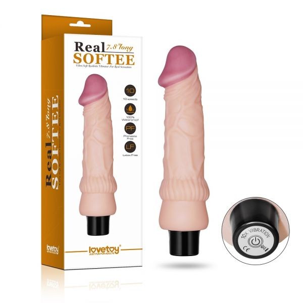 Вибратор for lovers of the classics 7.8" Real Softee - зображення 1