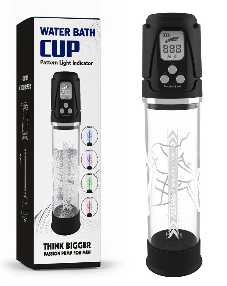 Вакуумная помпа для пениса CANWIN P419AU автоматическая, водонепроницаемая, с USB - зображення 1