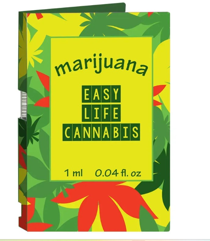 Туалетная вода с феромонами унисекс - Marijuana EASY LIFE CANNABIS, 1 мл - зображення 1