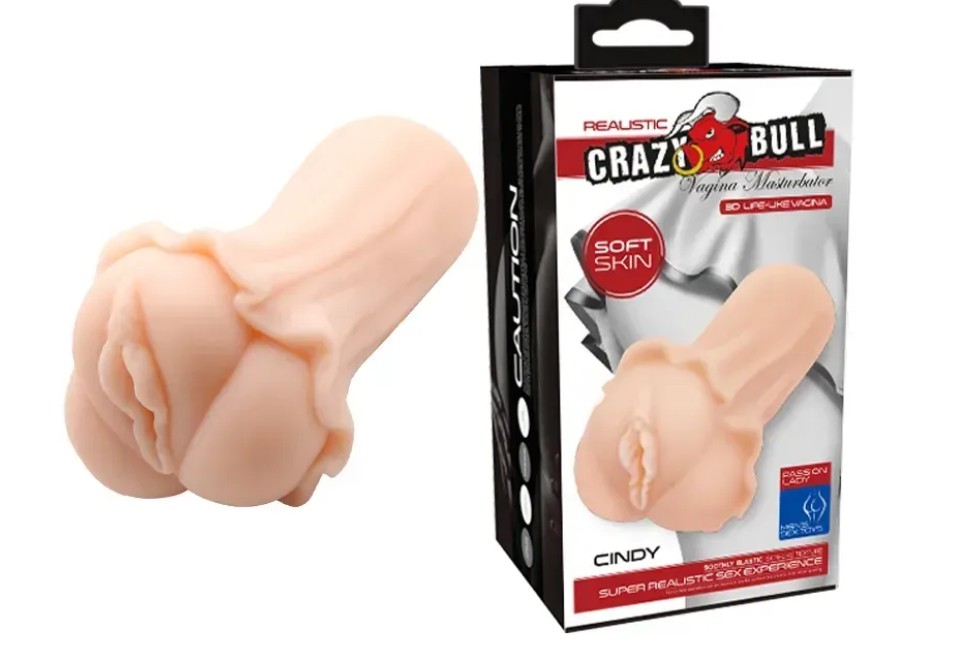 Вагина - мастурбатор CRAZY BULL - Cindy, BM-009188 - зображення 1