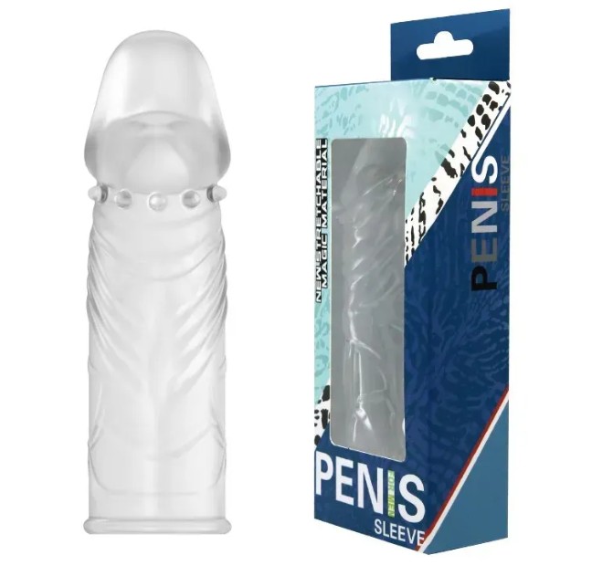 Насадка-презерватив "Penis Sleeve" BI-010045E Cristal - зображення 1