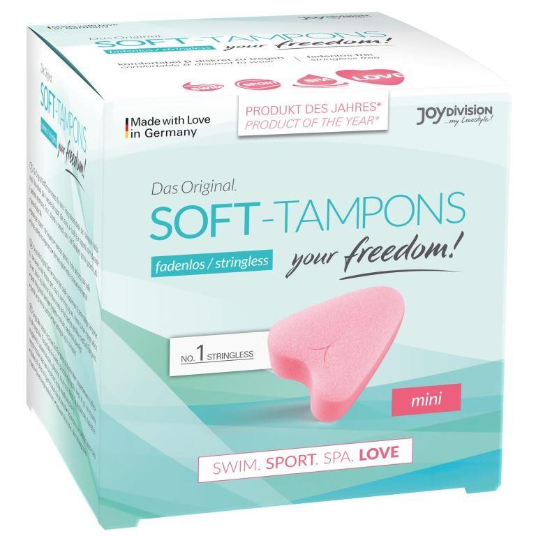 Тампон для секса Joydivision Soft-Tampons mini (3 шт/уп) - зображення 1