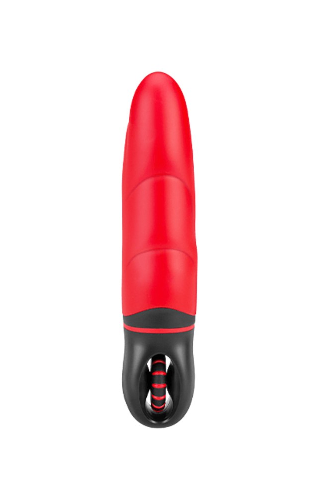 Вибратор с оригинальным дизайном и ребристой поверхностю AMOR BIG VIBRATOR  ANGELUS Red (Приложение НЕ Функционирует!) - зображення 1