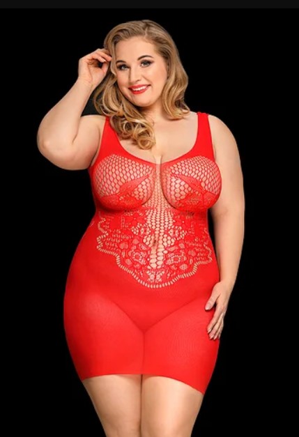 Женское платье сетка бодистокинг с открытой спиной XL/XXL - зображення 1
