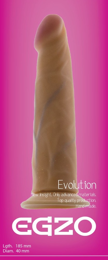 Фаллоимитатор EGZO Ciberskin D004 ( 20 см х 4 см ) - зображення 1