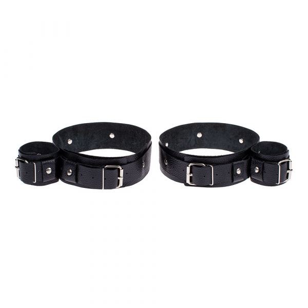 Фиксатор для запястий и бедер Fixation Me Thigh, Black - зображення 1