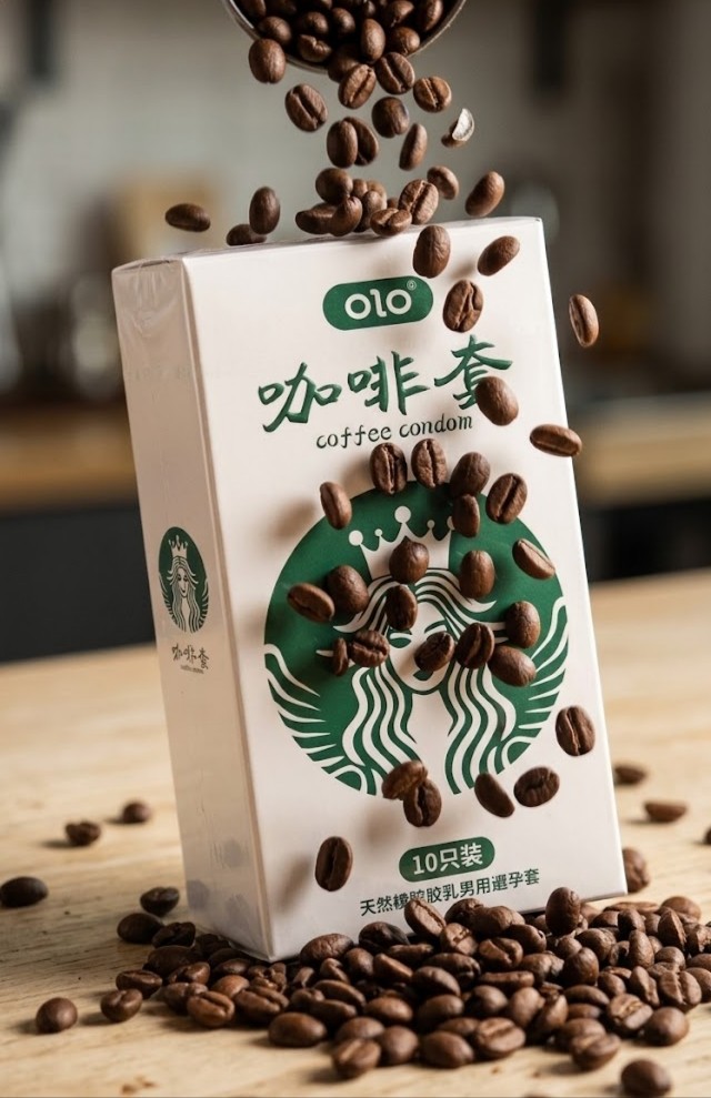 Презервативы OLO Coffee Condom, упаковка 10 шт - зображення 1