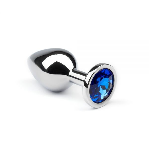 Анальная пробка,Silver Sapphire, L - зображення 1