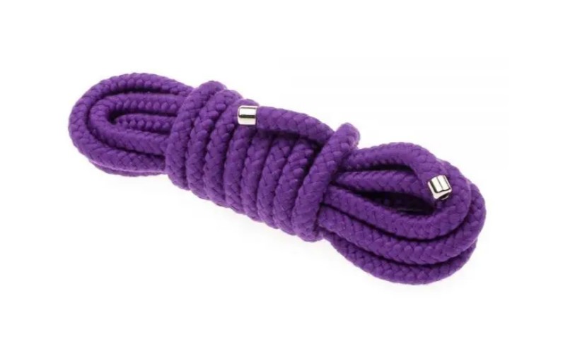 Веревка для бондажа BONDAGE ROPE 5M, Purple - зображення 1