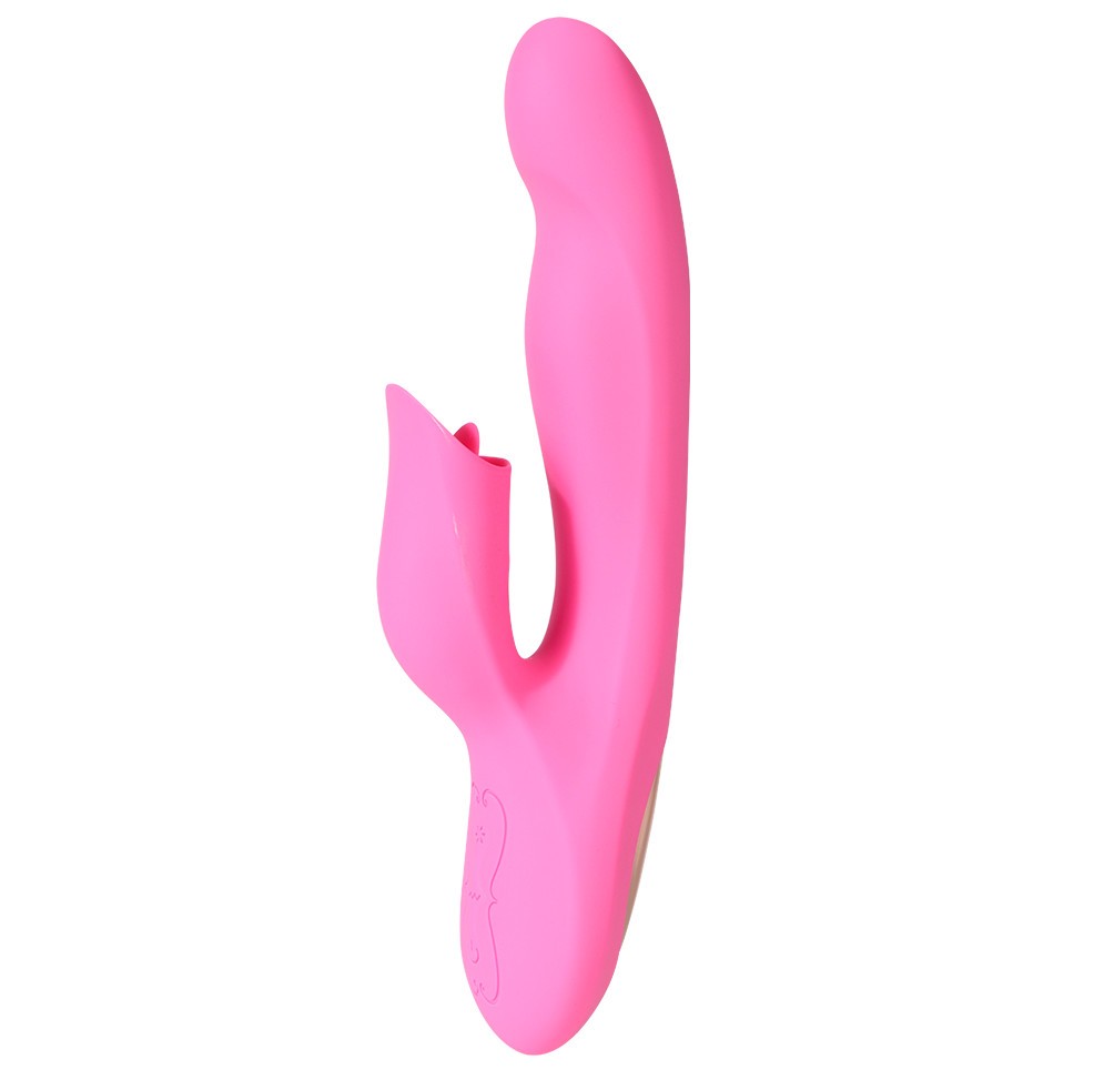 Вибратор с клиторальным язычком Pearl Licking vibrator 10 режимов вибрации 10 режимов язычковой вибр - зображення 1