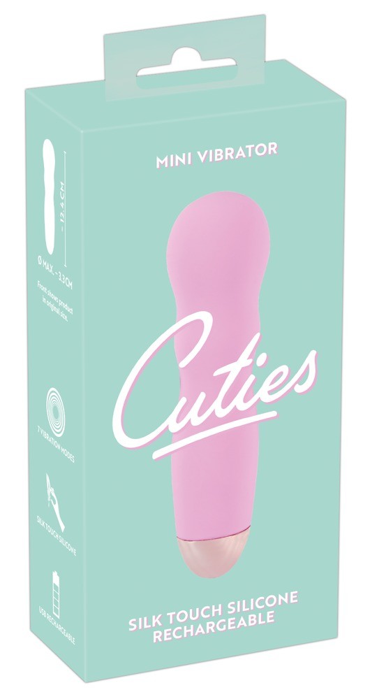 Компактный розовый мини-вибратор Cuties Mini Vibrator с 7 различными вибрационными режимами - зображення 1