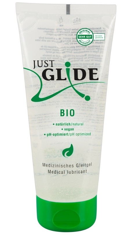 Органическая смазка на водной основе Just Glide Bio 200 мл (веганская) - зображення 1