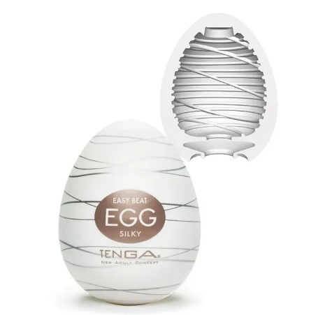 Мастурбатор Tenga Egg Silky - зображення 1