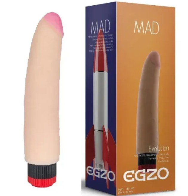Вибратор EGZO Ciberskin VNS002 ( 18 см х 3,5 см ) - зображення 1