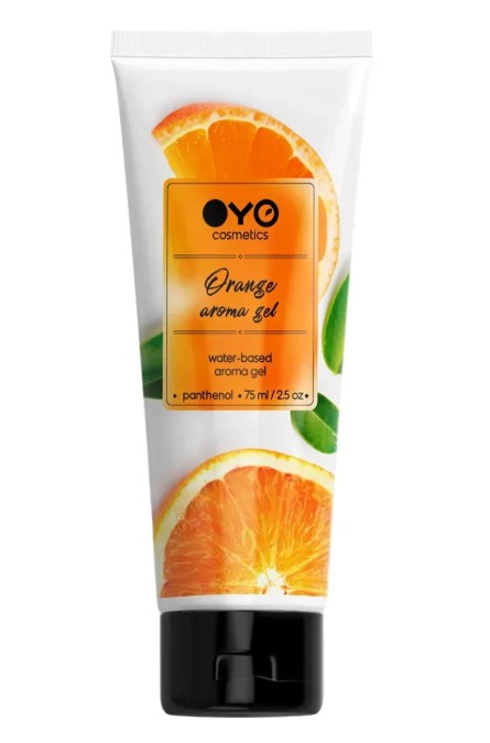Универсальный ароматизированный увлажняюший гель-лубрикант OYO - Orange aroma gel, 75 ml - зображення 1