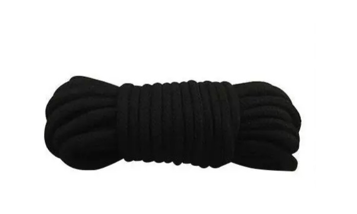 Веревка для бондажа BONDAGE ROPE 10M, Black - зображення 1