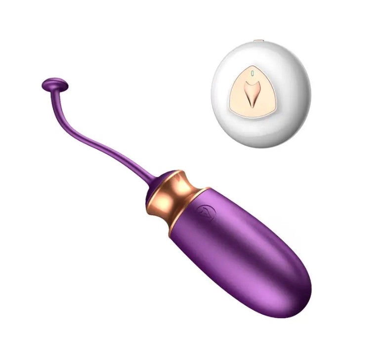 Виброяйцо с подогревом и пультом ДУ - Vibrating Silicone Love EGG USB - зображення 1