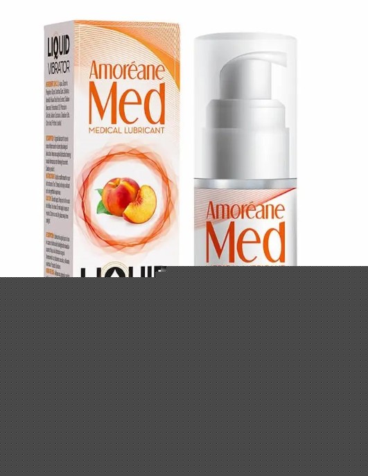 Стимулирующий лубрикант от Amoreane Med: Liquid vibrator - Peach ( жидкий вибратор ), 30 ml - зображення 1