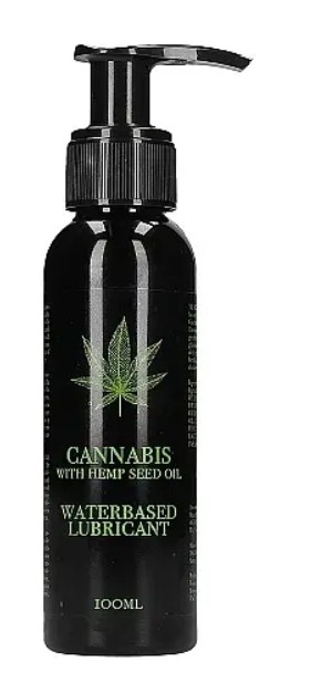 Вагинальный лубрикант Cannabis With Hemp Seed Oil - Waterbased Lubricant, 100 ml - зображення 1