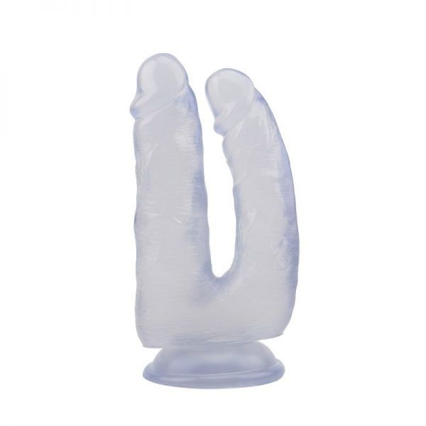 Фаллоимитатор двойной 6.3 Inch Dildo, Clear - зображення 1