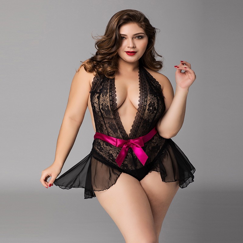 Ажурное боди XL/XXL - зображення 1