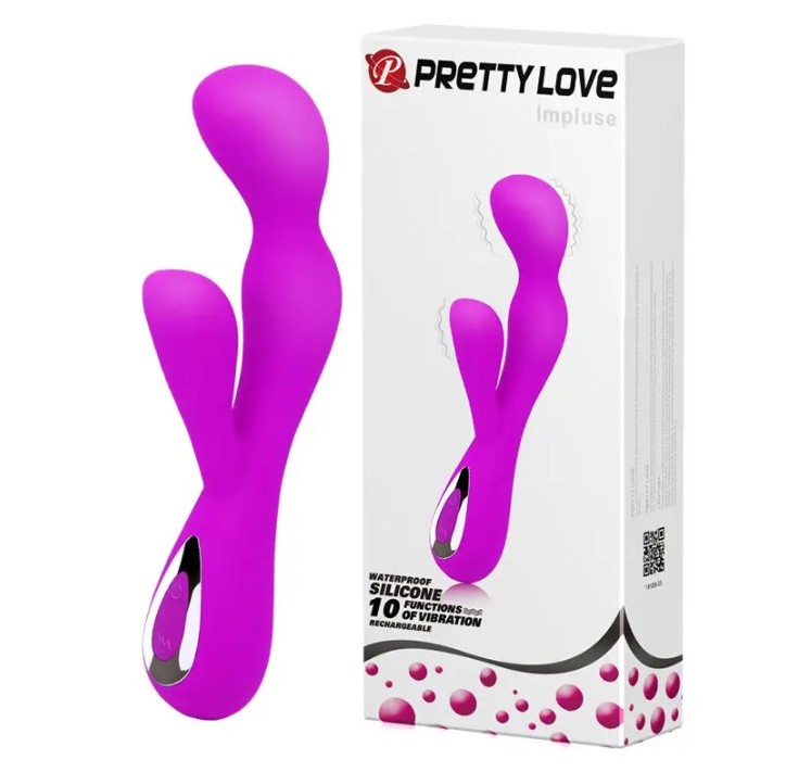 Вибромассажер серии Pretty Love - IMPULSE 10 режимов вибрации - зображення 1
