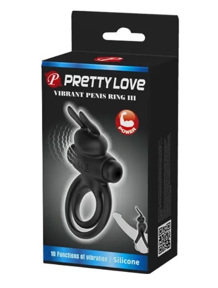 Кольцо эрекционное серии Pretty Love " Vibrant penis ring III" - зображення 1