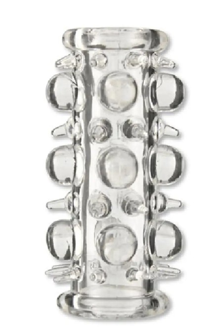 Насадка стимулирующая BOSS Stretchy Sleeve Clear - зображення 1