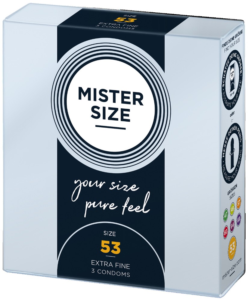 Презервативы Mister Size 53 mm (3 шт) - зображення 1