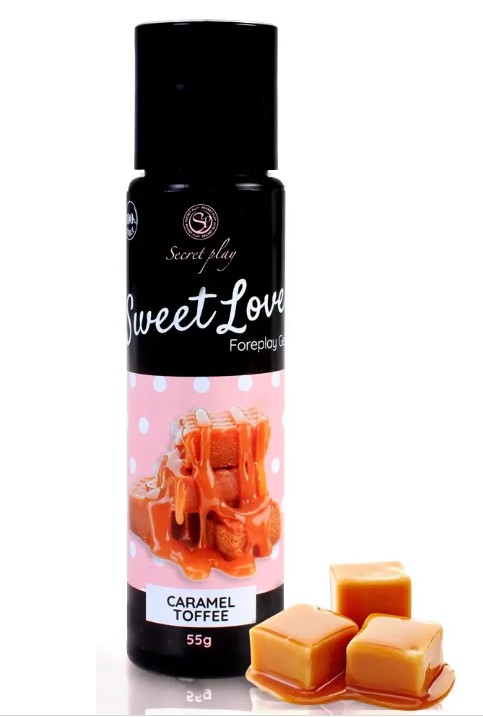 Гель для орального секса Secret Play - Sweet Love Caramel Toffee Gel, 60 ml - зображення 1