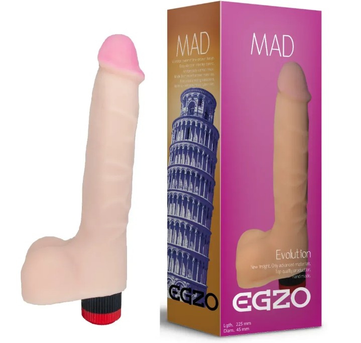 Вибратор EGZO Ciberskin V001 ( 22,5 см х 4,5 см ) - зображення 1