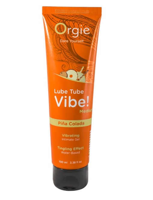 Съедобный интимный гель Lube Tube Vibe! Piña Colada,100мл - зображення 1