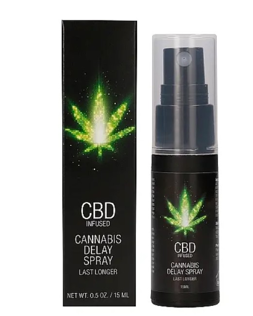Спрей пролонгирующий Shots - CBD Cannabis Delay Spray, 15 ml - зображення 1