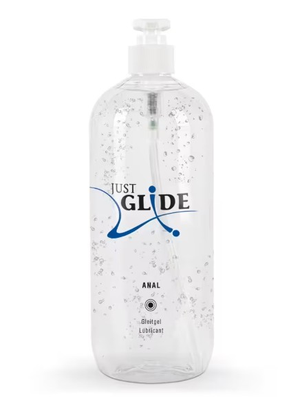 Анальный лубрикант Just Glide 1000 мл на водной основе - зображення 1