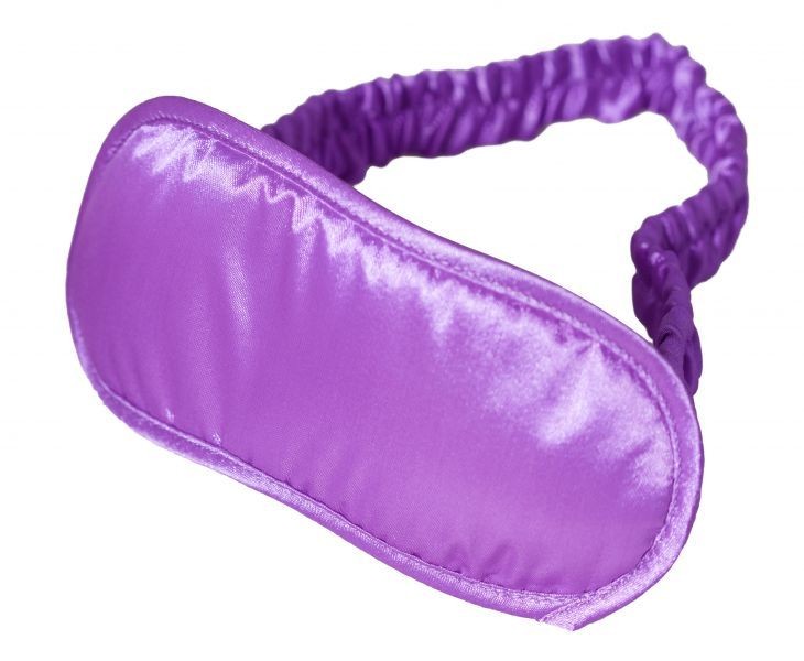 Маска на глаза Satin Love Mask, Purple - зображення 1