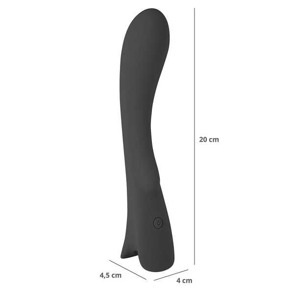 Интенсивный и бесшумный вибратор Amor Vibratissimo G-Vibrator black (Приложение НЕ Функционирует!) - зображення 1