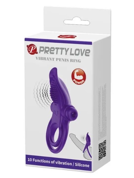 Кольцо эрекционное серии Pretty Love " Vibrant penis ring " - зображення 1