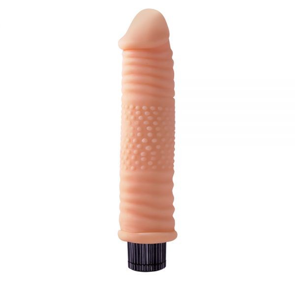 Вибромассажер 7.5" Vibrating Cock No.07 - зображення 1
