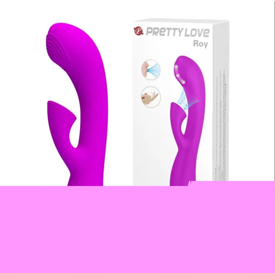Вибромассажер с вакуумным клиторальным стимулятором PrettyLove-Roy - зображення 1