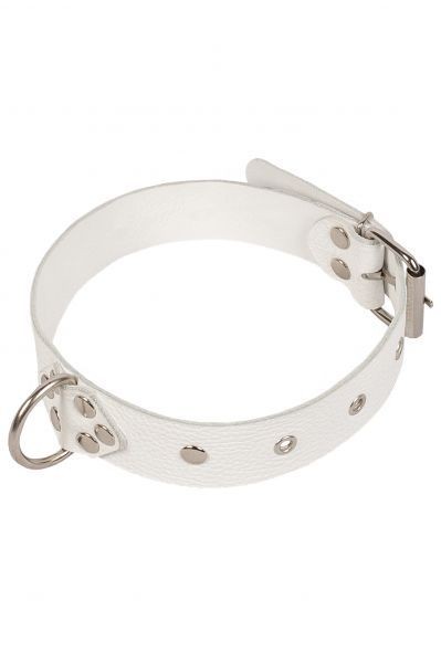 Ошейник Dominant Collar, White - зображення 1