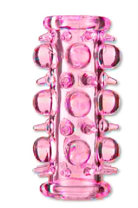 Насадка стимулирующая BOSS Stretchy Sleeve Pink - зображення 1