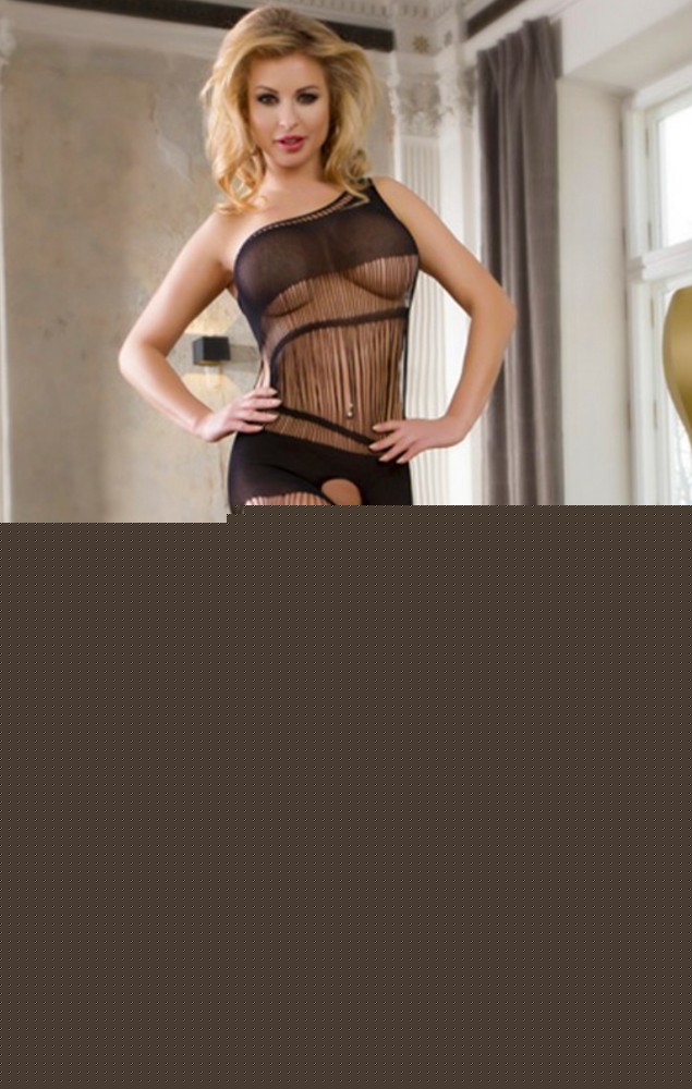 Эротический бодистокинг Leyla, цвет черный S/L - зображення 1