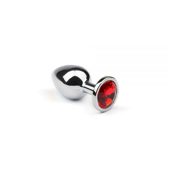 Анальная пробка,Silver Ruby, S - зображення 1