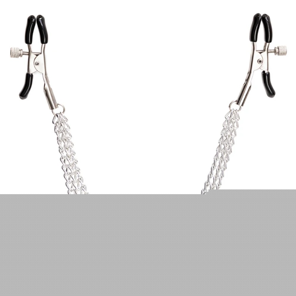 Зажимы на соски "Clamps three chains", три цепочки - зображення 1