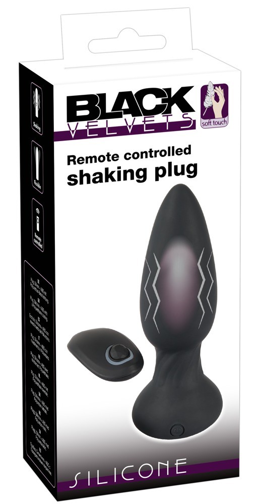 Анальная вибропробка с 7 режимами пульсации Remote controlled shaking plug - зображення 1