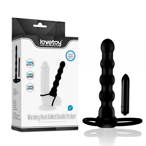 Анальная насадка Double Prober Vibrating - зображення 1